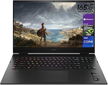 RTX3090　HP Omen Amazon.com: HP Omen High-Performance i9 Gaming Laptop, 17.3